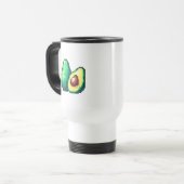 De Voyage Pixel Art Avocado Mug (Devant gauche)