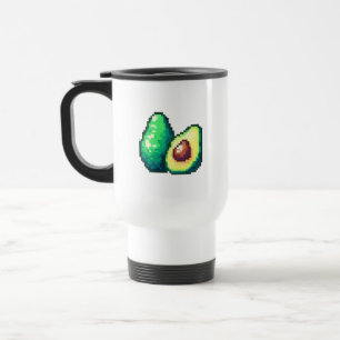 De Voyage Pixel Art Avocado Mug