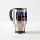 De Voyage Pizza Travel Mug (Devant gauche)