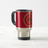 De Voyage Pompiers Maltese Cross Custom Mug (Devant gauche)