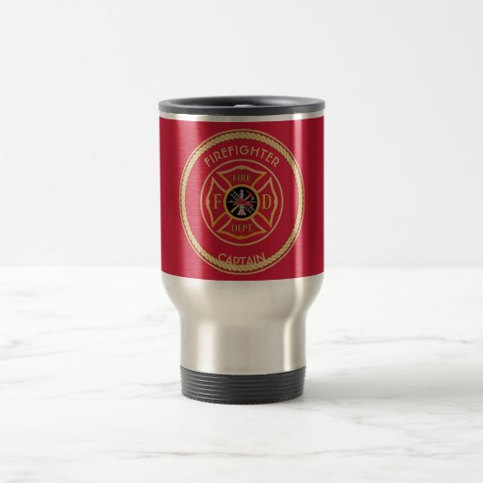 De Voyage Pompiers Maltese Cross Custom Mug (Centre)
