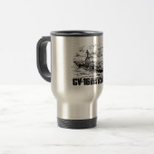 De Voyage Porte-avions Lexington Mug (Devant gauche)