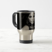 De Voyage Portraits Princess Surdimensionné Mug (B/W) (Devant gauche)