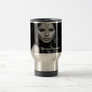 De Voyage Portraits Princess Surdimensionné Mug (B/W)