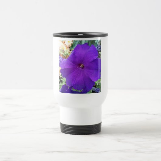 De Voyage Purple Petunia Travel Mug (Centre)