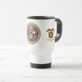 De Voyage Quartermaster Corps Vétéran Magie Mug (Devant droit)
