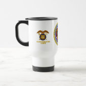 De Voyage Quartermaster Corps Vétéran Magie Mug (Gauche)