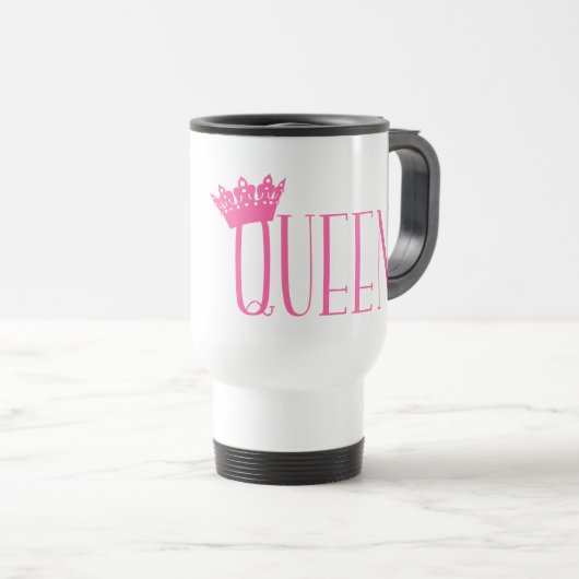 De Voyage "QUEEN" Travel Mug (Devant droit)