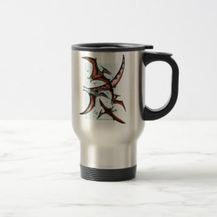 De Voyage Quetzalcoatlus Parmi Les Ptérosaures Mug
