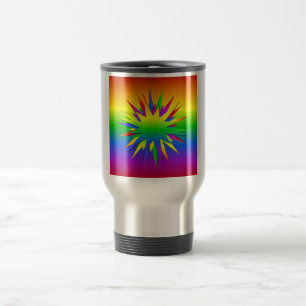 De Voyage Rainbow Burst mug - choisir style et couleur