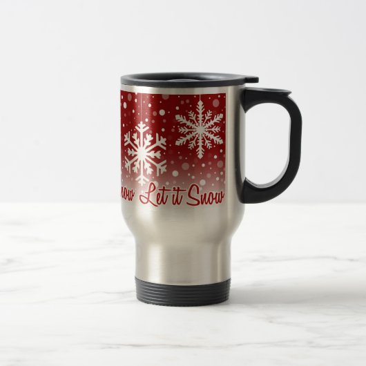 De Voyage Red - mug Let It Snow (Droit)
