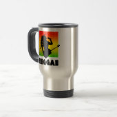 De Voyage Reggae Rasta Thé ou Café Travel Mug (Devant gauche)