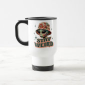 De Voyage Restez Étrange Alien Cravate-Dye Travel Mug (Gauche)