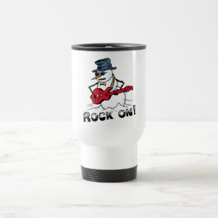 De Voyage Rock Star Snowman Mug