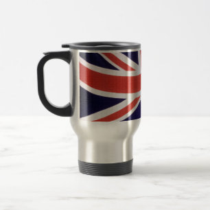 De Voyage Royaume-Uni Union Jack Patriotic Travel Mug