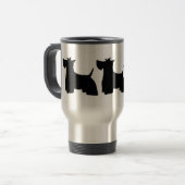 De Voyage Scottish Terriers Travel Mug (Devant gauche)