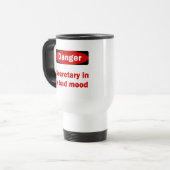 De Voyage Secrétaire Mug (Devant gauche)