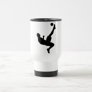 De Voyage Soccer Player Silhouette Mug Design
