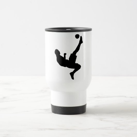 De Voyage Soccer Player Silhouette Mug Design (Centre)