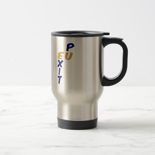 De Voyage Sortie UE PU Mug (Droit)