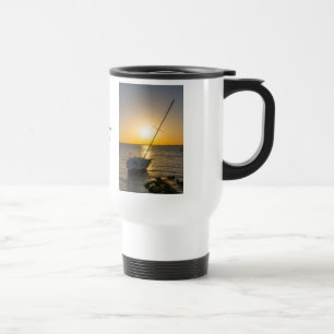 De Voyage Sunset Sailboat naufrage Gulf Breeze Travel Mug