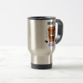 De Voyage "Survive Monday. BREWED to…" Coffee Mug – Fun Desi (Devant droit)