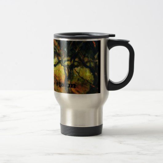 De Voyage Tempête noire et mystérieuse Mug (Droit)
