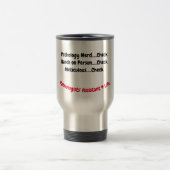 De Voyage Travel mug Pathologists' Assistant (Centre)