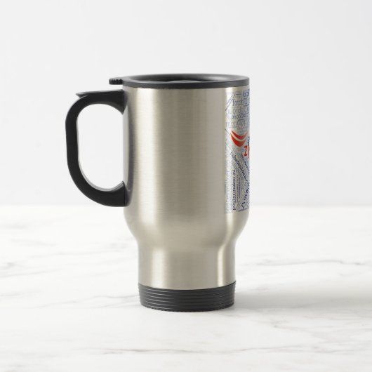 De Voyage Travel Mug (square) (Gauche)