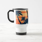 De Voyage Tropical Sunset Beach Coffee Mug – Relaxing Palm (Gauche)