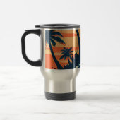 De Voyage Tropical Sunset Beach Coffee Mug – Relaxing Palm (Gauche)
