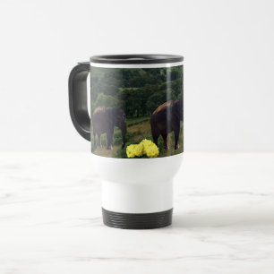 De Voyage Trundling Elephants Mug