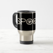 De Voyage Typographie éffrayante Halloween Mug (Devant gauche)