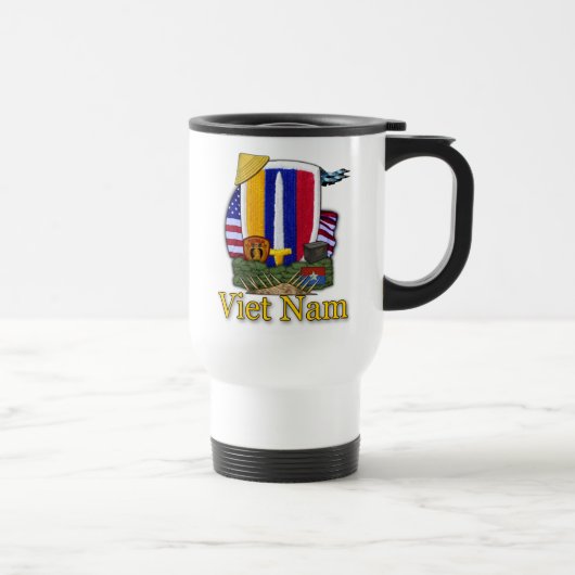 De Voyage usarv vietnam war patch vétérans mug (Droite)