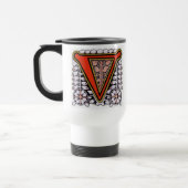De Voyage 'V' floral - Mug (Gauche)