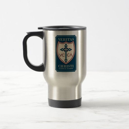 De Voyage Veritas Christi Travel Mug (Gauche)