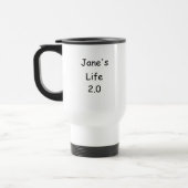 De Voyage Vie personnalisée 2.0 Mug (Gauche)