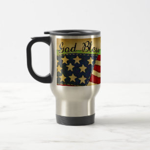 De Voyage Vieux glorieux primitif Dieu béni l'Amérique Mug e
