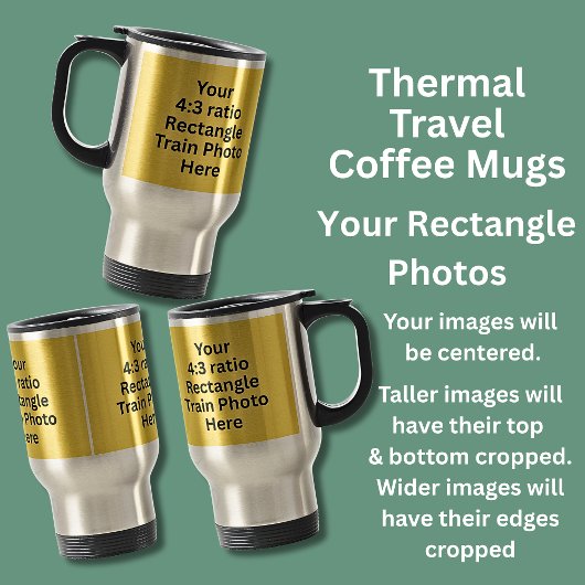 De Voyage Votre Rectangle Train Photos sur Travel Mug