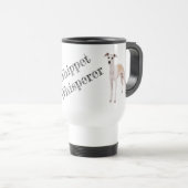 De Voyage Whippet Whisperer Travel Mug (Devant droit)