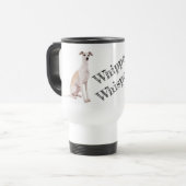 De Voyage Whippet Whisperer Travel Mug (Devant gauche)