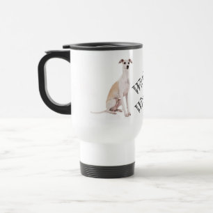 De Voyage Whippet Whisperer Travel Mug