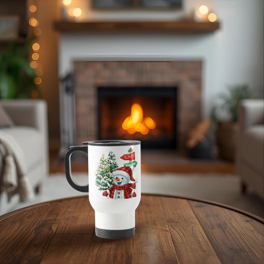 De Voyage Winter Wonderland - Personalized Travel Mug