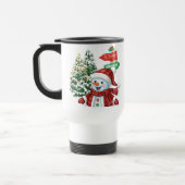 De Voyage Winter Wonderland - Personalized Travel Mug (Gauche)