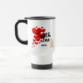 De Voyage With Love Personalized Travel Mug (Gauche)