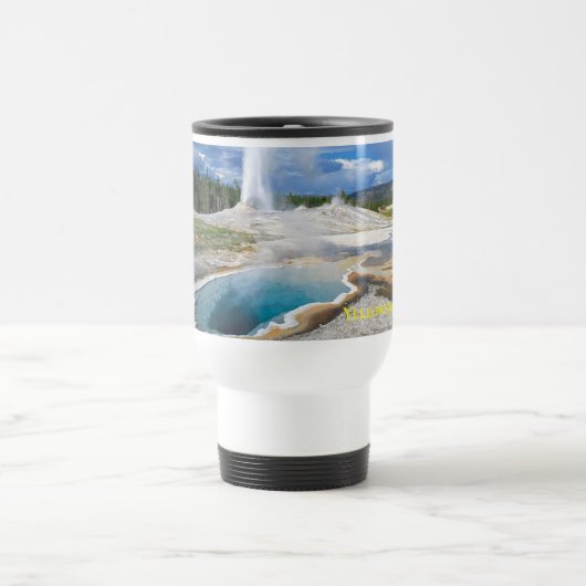De Voyage Yellowstone Geyser Travel Mug (Centre)