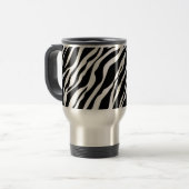 De Voyage Zebra Print Travel Mug (Devant gauche)