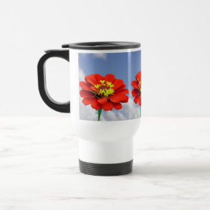De Voyage Zinnia fleurs rouges Mug