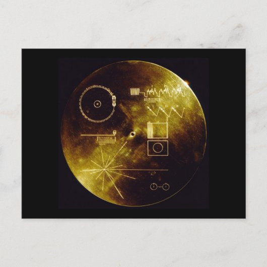De Voyager Golden Record Briefkaart (Voorkant)