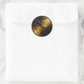 De Voyager Golden Record Ronde Sticker (Tas)